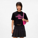 Camiseta corta con grafiti