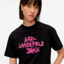 Camiseta corta con grafiti