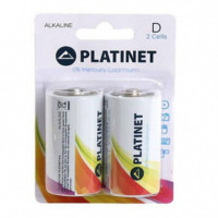 PLATINET Alkaline Pro Pila Alcalina D LR20 BLISTER*2