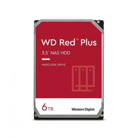 WESTERN DIGITAL Disco Duro 6TB 3.5 WD60EFPX Red Plus