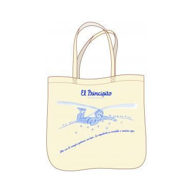 Bolsa el principito solo con el corazon podemos ver bien