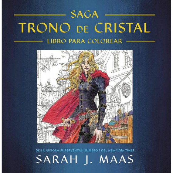 TRONO DE CRISTAL: LIBRO PARA COLOREAR