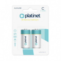 PLATINET Alkaline Pro Pila Alcalina C LR14 BLISTER*2