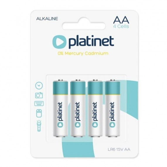 PLATINET ALKALINE PRO PILA ALCALINA AA LR6 BLISTER*4