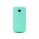 Teléfono Móvil PANASONIC para Personas Mayores Turquesa (KX-TU400EXC)