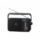 Radio Portátil Panasonic Negra (RF-2400DEG-K)