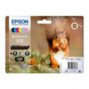 Tinta EPSON 378 Pack 6 Colores (C13T37884010)