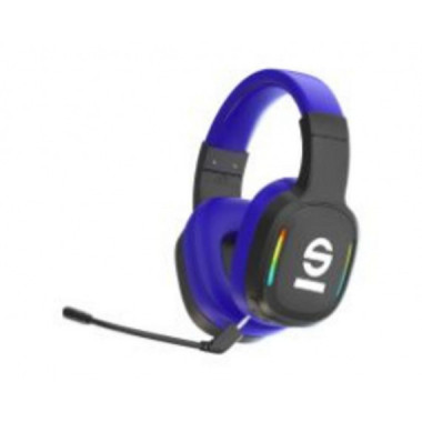 Auriculares y Micr&oacute;fono Gaming Sparco Wireless RGB Negros/Azules (SPWHEADPHONEPRO)