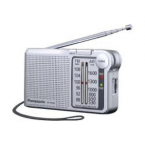 Radio FM Portátil Panasonic Plata (RF-P150DEGS)