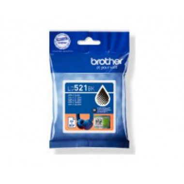 Tinta Brother Negro 500 P&aacute;ginas (LC521BK)