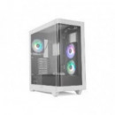 Caja NOX Ether ATX Itx Negra/blanca (nxhummeretherbw)