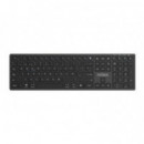 Teclado NILOX Profesional Dual Wireless BLUETOOTH Negro (NXKBW01B)