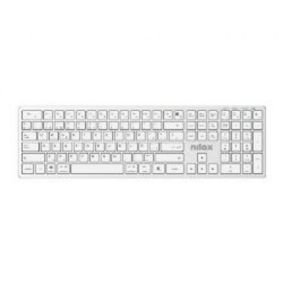 Teclado NILOX Wireless BLUETOOTH Blanco (NXKBW01S)