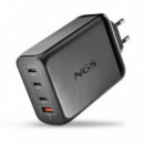NGS Bud 240W Gan Cargador Multi-puertos Usb-c/usb-a Negro