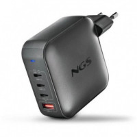 NGS Bud Gan 165W: Cargador Multi-puerto Usb-c/a