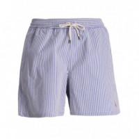 Polo RALPH LAUREN - Traveler-mid-trunk - Cruise Royal Seersucker - 710957784001/CRUISE Royal Seersucker