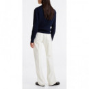 TOMMY HILFIGER - CO CABLE FINE GG V-NK LS SWT - C1G - F|WW0WW44987/C1G