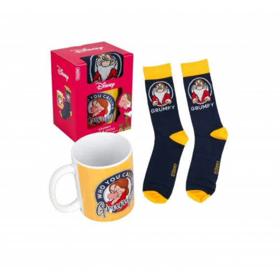 Taza + calcetín Gruñon Blancanieves