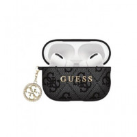 GUESS Funda para Auricular Airpods 4 Negro
