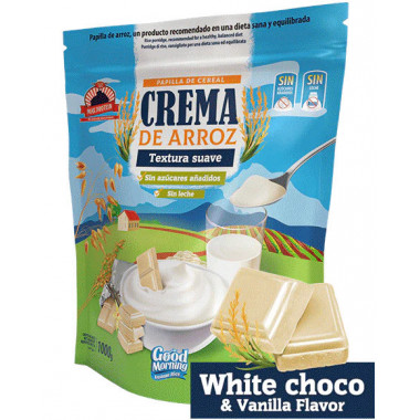Crema de Arroz White Choco & Vanilla Big - 1000 Gr  BIG SUPPLEMENTS