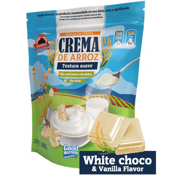 Crema de Arroz White Choco & Vanilla Big - 1000 Gr  BIG SUPPLEMENTS