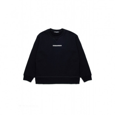 SLOUCH FIT SWEAT-SHIRT BLACK