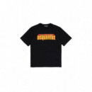 LOOSE FIT CAMISETA BLACK