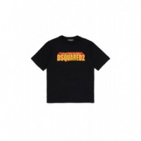 Loose Fit Camiseta Black  DSQUARED2