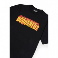Loose Fit Camiseta Black  DSQUARED2