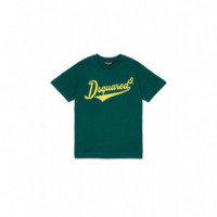 Relax Camiseta Posy Green  DSQUARED2