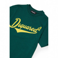 Relax Camiseta Posy Green  DSQUARED2