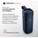 Altavoz Bluetooth Motorola ROKR 600 30W Azul