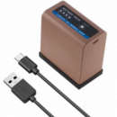 Batería ULTRAPIX TP-F970 de 10500MAH con Cable de Carga Usb-c