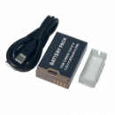 Batería ULTRAPIX TLP-E12 de 875MAH con Cable y Puerto de Carga Usb-c