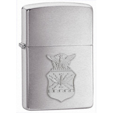 Zippo Mechero acero con escudo de la Fuerza A&eacute;rea