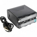 Batería ULTRAPIX NP-F980L con Cable y Puerto Microusb de Carga