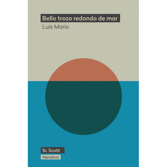 Bello trozo redondo de mar