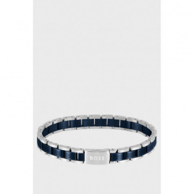 PULSERA BOSS METALIZADA/AZUL