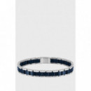 PULSERA BOSS METALIZADA/AZUL