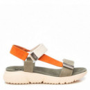 Xti Sandalias Khaki 144112-KAKI
