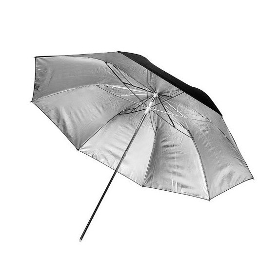 Paragua de 33" Negro y Plata  ULTRAPIX