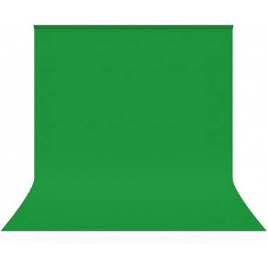 Fondo de tela para kit de estudio verde 3x6m