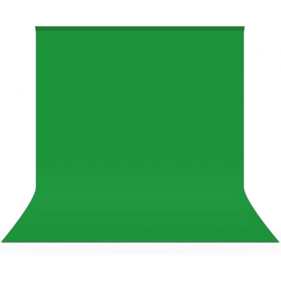 Fondo de tela para kit de estudio verde 3x6m