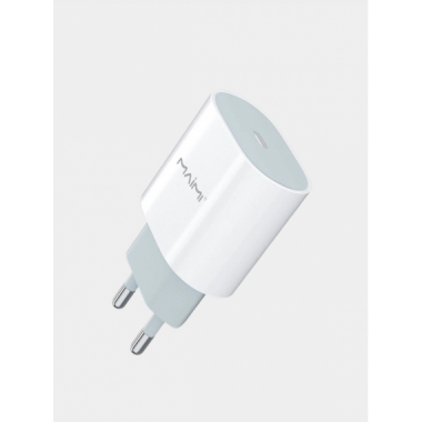 Cargador de 20W con entrada USB-C