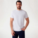 Camiseta con logotipo bordado