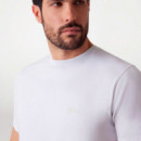 Camiseta con logotipo bordado