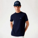 Camiseta con logotipo bordado