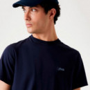 Camiseta con logotipo bordado