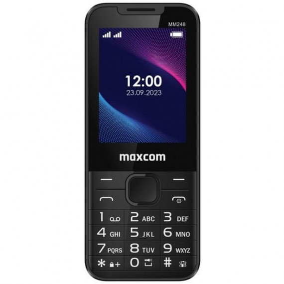 MAXCOM Telefono Movil MM248 2,4 0,08MPX (4G) Black