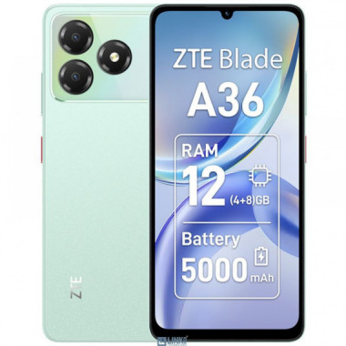 ZTE SMARTPHONE BLADE A36 6,75 HD+ 4+8GB/64GB 5MP/8MP AQUA GREEN